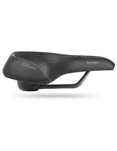 Fietszadel Selle Bassano Suprema 5zone EL City met elastomere demping - zwart 2