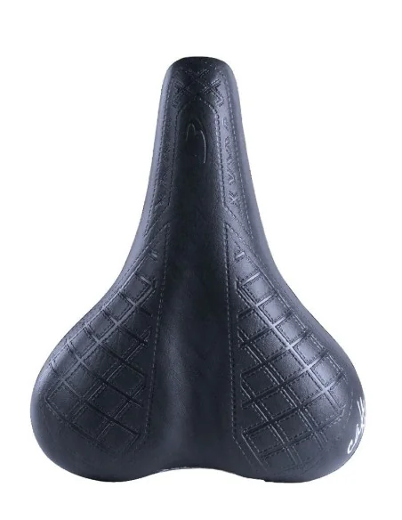 Fietszadel Selle Bassano Cafe Racer Bobber voor heren - zwart