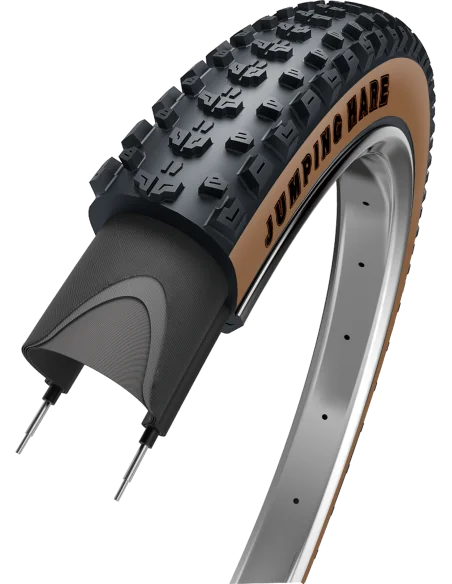 Vouwband Edge Jumping Hare 29 x 2.25" / 57-622 - zwart/bruin