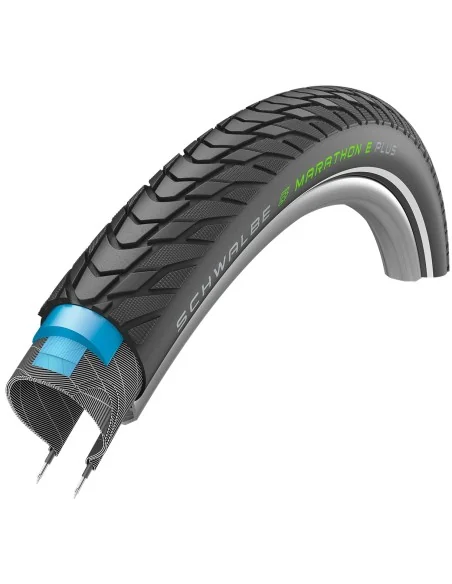 Buitenband Schwalbe Marathon E-Plus Performance Line 28 x 1.50" / 40-622 mm - zwart met reflectie