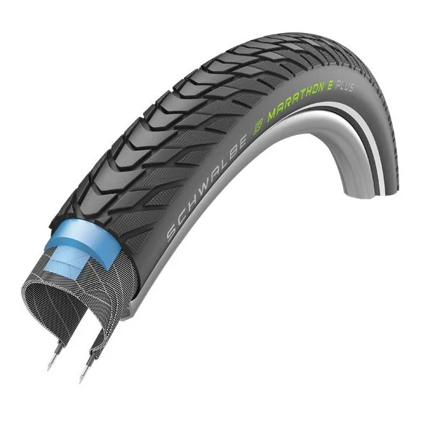 Buitenband Schwalbe Marathon E-Plus Performance Line 28 x 2.00" / 50-622 mm - zwart met reflectie