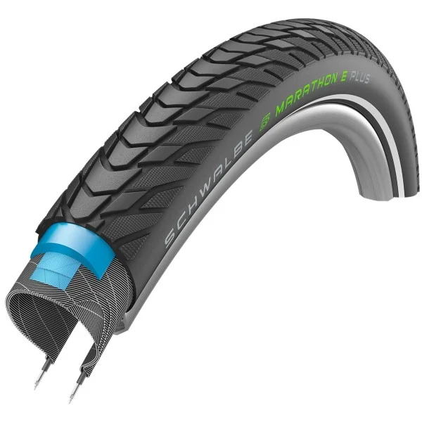 Buitenband Schwalbe Marathon E-Plus Performance Line 28 x 2.15" / 55-622 mm - zwart met reflectie