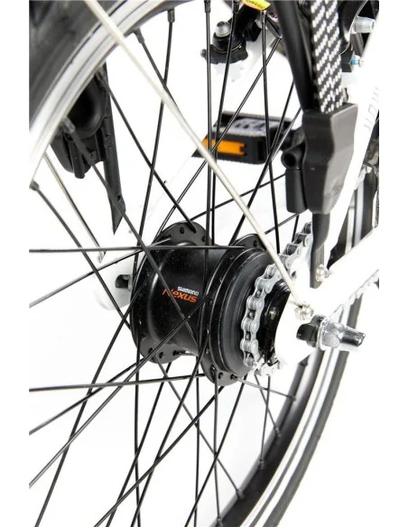 Elektrische vouwfiets U-Go Now Ei7 - lage instap - 20 inch - Nexus 7 speed - V brake - Pearl White