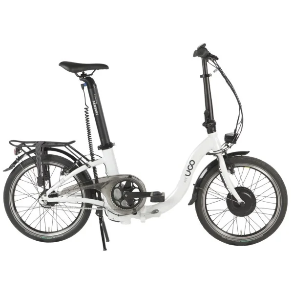 Elektrische vouwfiets U-Go Now Ei7 - lage instap - 20 inch - Nexus 7 speed - V brake - Pearl White