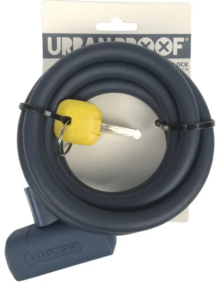 Spiraalslot Urban Proof Ø12mm x 150cm - mat blauw