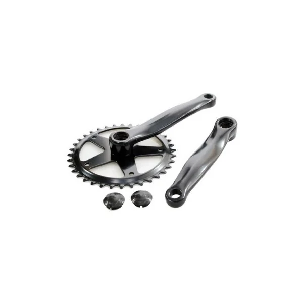 Crankstel 36T Vinty ST 1/8" - 152 mm crankarm - zwart