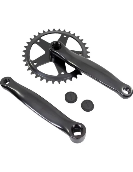 Crankstel 36T Vinty ST 1/8" met 170 mm crankarm - zwart