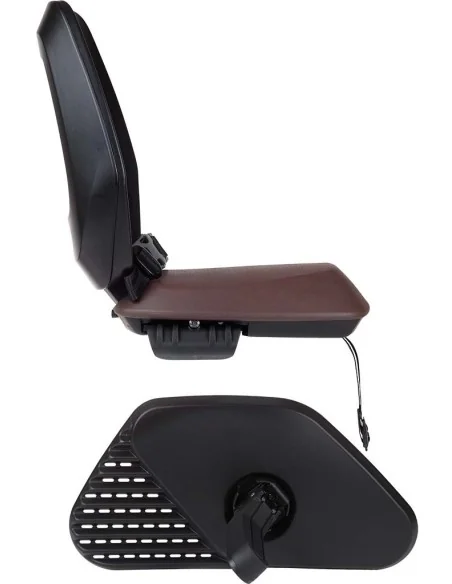 Kinderzitje achter Bobike One Junior - zwart/bruin - dragermontage