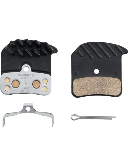 Schijfremblokset Shimano H03C Metal met koelvinnen