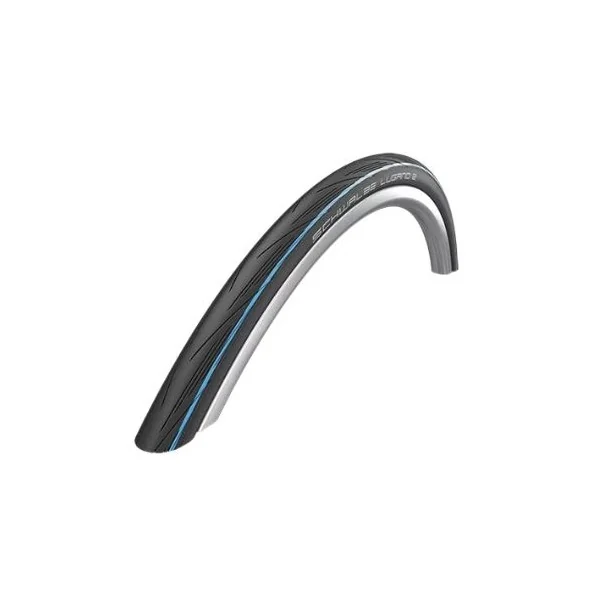 Buitenband Schwalbe Lugano 2 K-Guard 28 x 1.00" / 25-622 mm - zwart met blauwe strepen