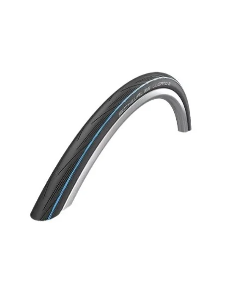 Buitenband Schwalbe Lugano 2 K-Guard 28 x 1.00" / 25-622 mm - zwart met blauwe strepen