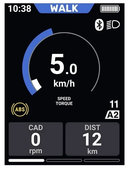 E-bike display / fietscomputer Shimano STEPS SC-E610 zonder houder