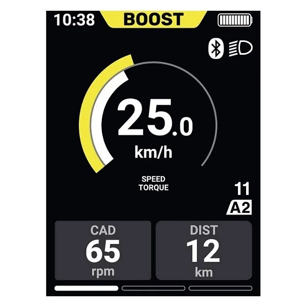 E-bike display / fietscomputer Shimano STEPS SC-E610 zonder houder