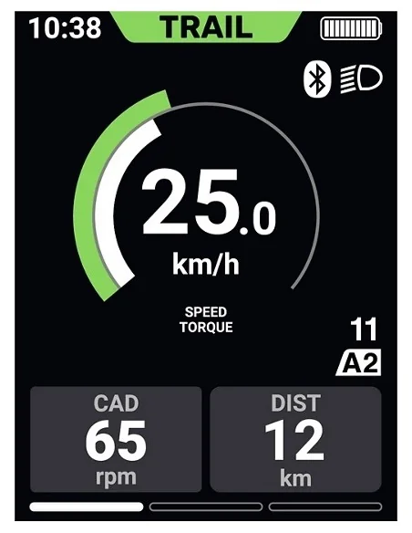 E-bike display / fietscomputer Shimano STEPS SC-E610 zonder houder