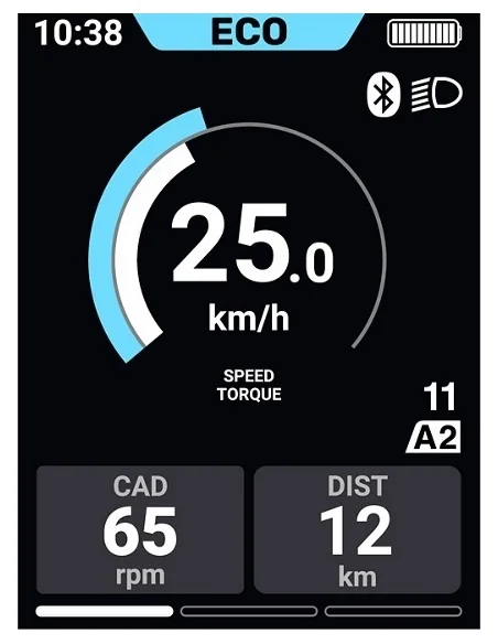 E-bike display / fietscomputer Shimano STEPS SC-E610 zonder houder