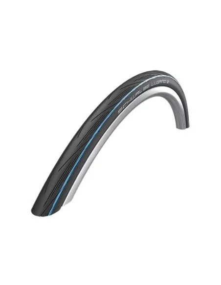 Vouwband Schwalbe Lugano 2 K-Guard 28 x 1.00" / 25-622 mm - zwart met blauwe strepen