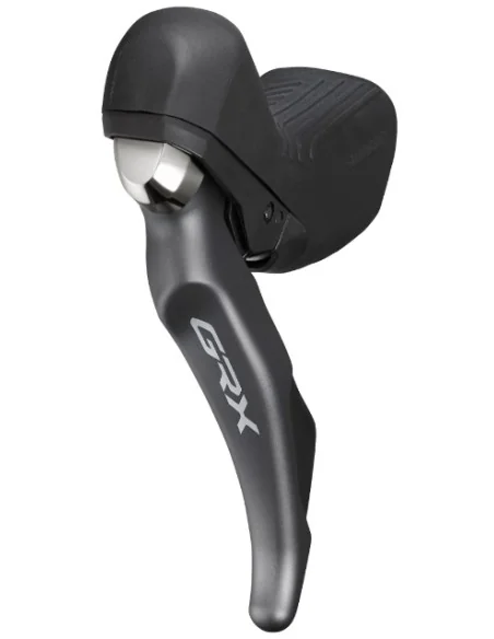 Versteller (links) met remhendel 2 speed Shimano GRX ST-RX810 voor schijfremmen