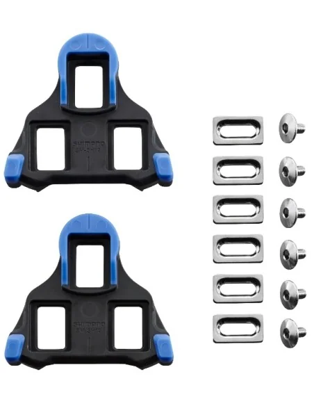Schoenplaatjes Shimano SM-SH12 Spd-SL (2 graden speling) - blauw