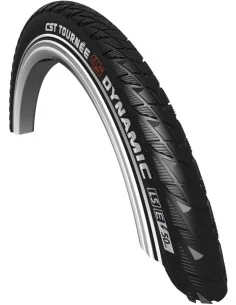 Buitenband CST Tournée Dynamic 28 x 1.40" / 37-622 mm - zwart met reflectie