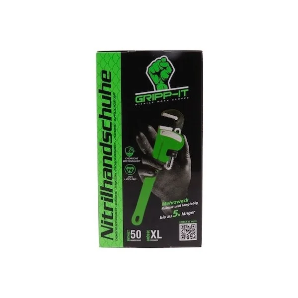 Handschoenen GRIPP-IT Nitril XL - doos à 50 stuks