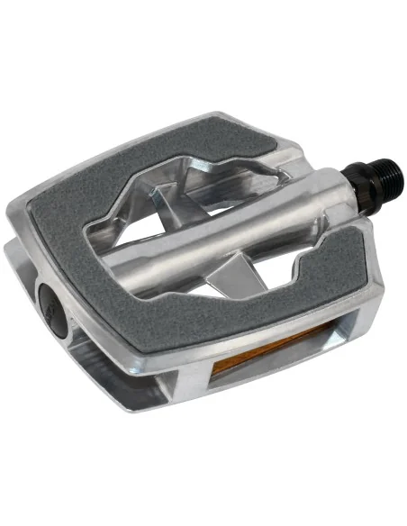 Pedalen Marwi SP-890 aluminium met sandblock - zilver