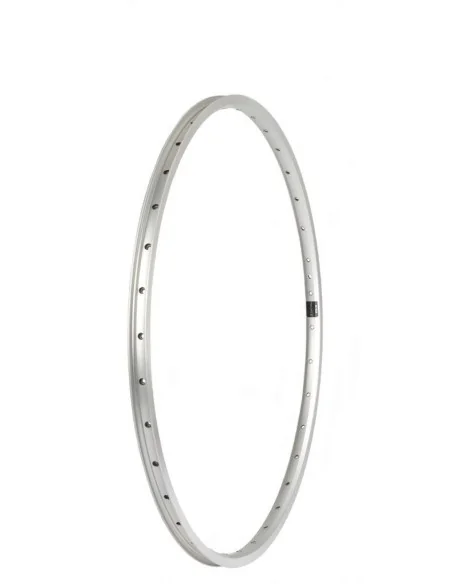 Velg Primax E STR19 26" 559 x 19C - 36 gaats - spaak 14 / Frans ventiel - zilver met remrand