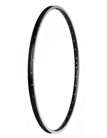 Velg Primax E STR19 28" - 622 x 19C - 36 gaats - spaak 14 / Frans ventiel - zwart met remrand