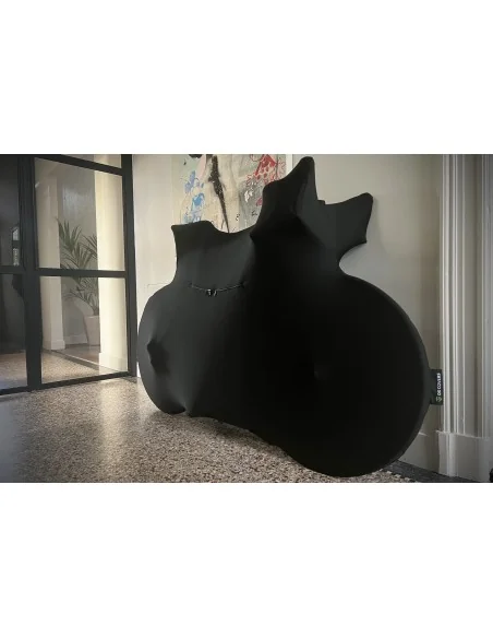 Fietssok DS Covers TRANSPORT - geschikt voor race- of gravelbikes - zwart