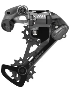 Achterderailleur 10/11/12-speed Sunrace RDMX600 met middellang kooi - directe montage - Zwart