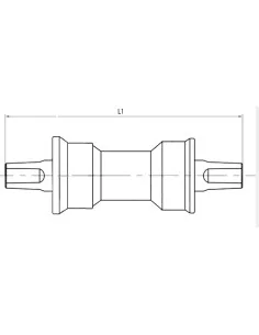 Carousel BB Repair vervangende trapas M-Wave