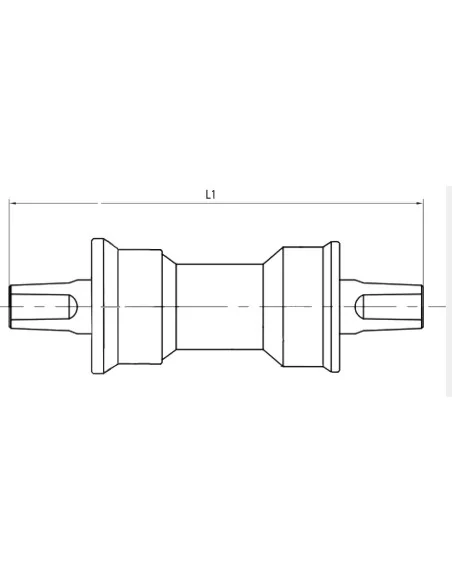 Carousel BB Repair vervangende trapas M-Wave
