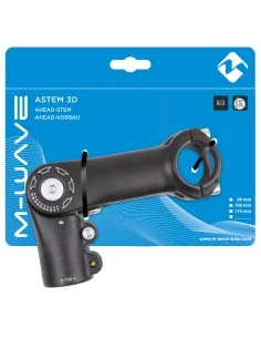 Stuurpen verstelbaar M-Wave ST-C2.1 - 110mm ahead 1 1/8" ø31.8mm - zwart