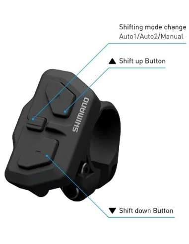 Schakeleenheid (rechts) Shimano STEPS Di2 SW-EN600-R - 22,2 mm klemming