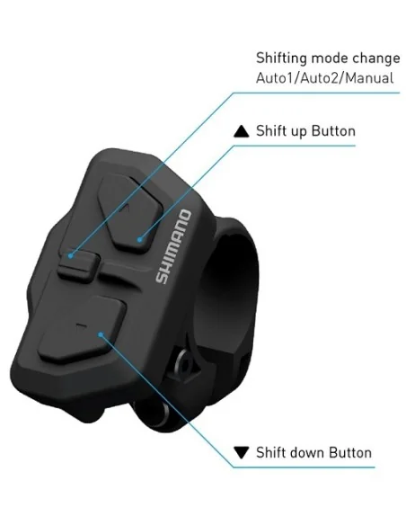 Schakeleenheid (rechts) Shimano STEPS Di2 SW-EN600-R - 22,2 mm klemming