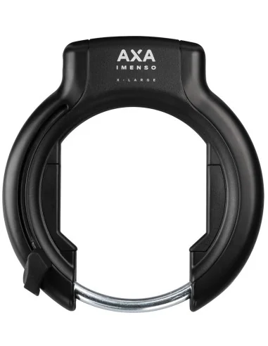 Set Ringslot Axa Imenso XL met uitneembare sleutel +insteekketting Axa ULC 130 + zadeltas - zwart