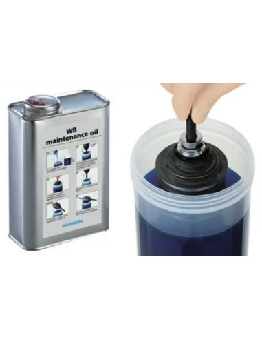 Naafolie met dompelbus voor interne naaf Shimano (1 liter)