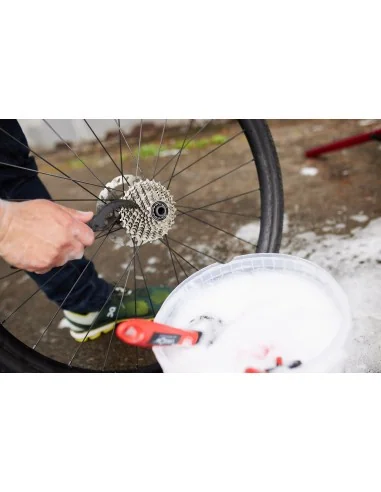 Cyclon® cassette claw + detail brush chain (in een zak)