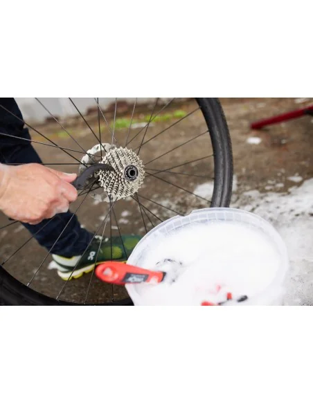 Cyclon® cassette claw + detail brush chain (in een zak)