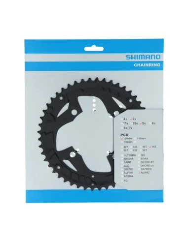 Kettingblad Shimano Alivio FC-T4060 - zwart (voor 48-38-28T)