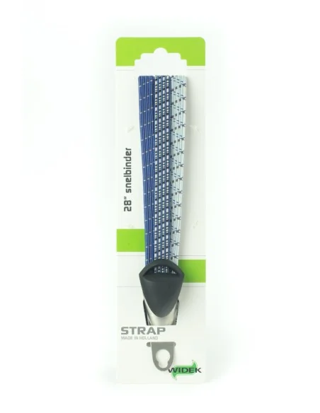 Snelbinder Trio Widek City Life met universele RVS beugel - lichtblauw (op kaart)