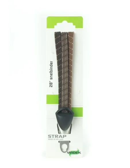 Triobinder Widek City Life met universele RVS beugel - bruin (op kaart)