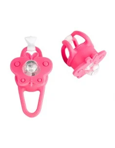 Verlichtingsset LED PexKids Vlinder met siliconen strap - rood 2