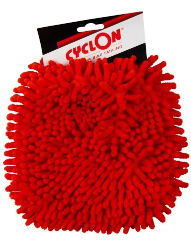 Microvezel washandschoen Cyclon Cleaning Glove - Red