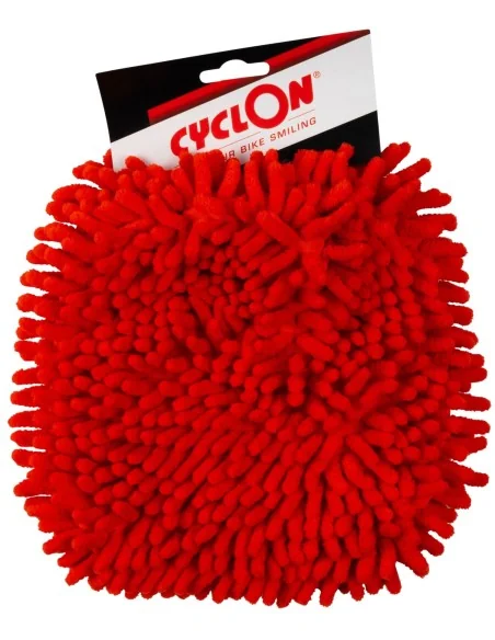 Microvezel washandschoen Cyclon Cleaning Glove - Red