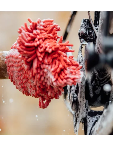 Microvezel washandschoen Cyclon Cleaning Glove - Red