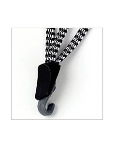 Triobinder Bibia met RVS haak - zwart/wit/grijs