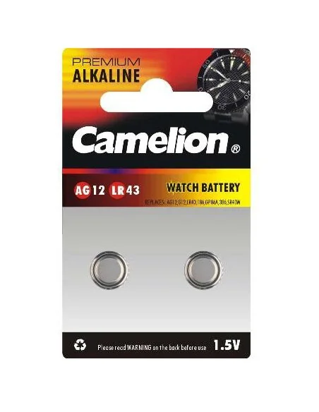 Batterij Camelion V12GA - LR43 (2-stuks)