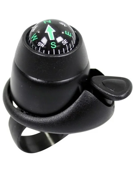 Fietsbel Widek met ingebouwd kompas (op kaart)