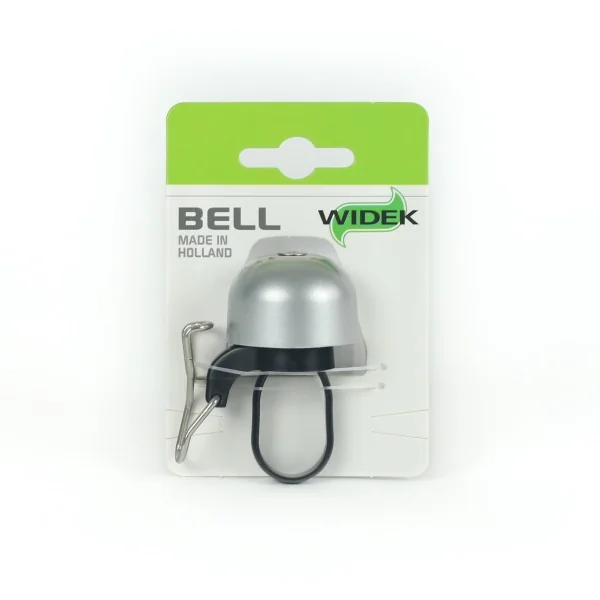 Fietsbel Widek Paperclip Mini - zilver