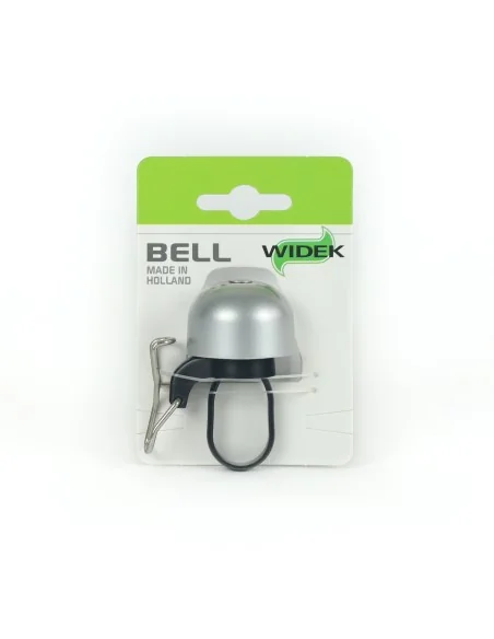 Fietsbel Widek Paperclip Mini - zilver